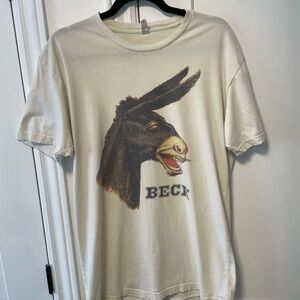 Beck - Cream Donkey Graphic T-Shirt
